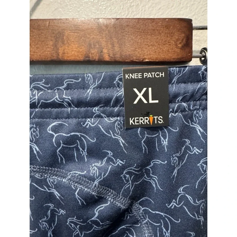 NWT KERRITS Knee Patch Performance Riding Thighs Equestrian Girls XL